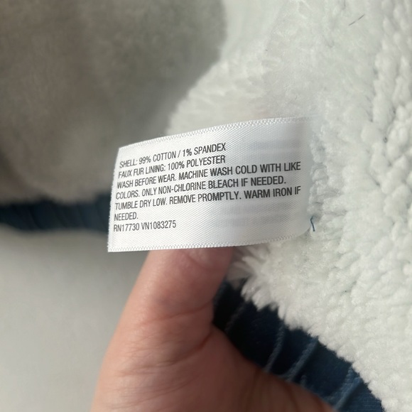 Cat & Jack Girls Denim Bomber Jacket - XL 14 - Picture 8 of 8